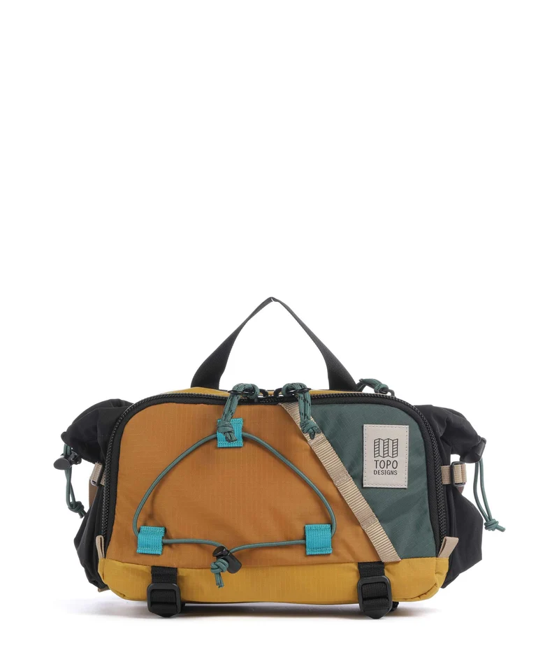 Topo Designs Mountain Hydro Riñonera mustard/forest