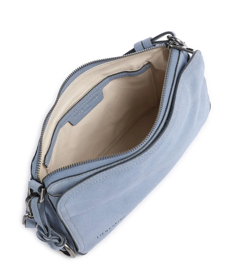 Liebeskind Clarice II Hydro Suede M Bandolera flower blue