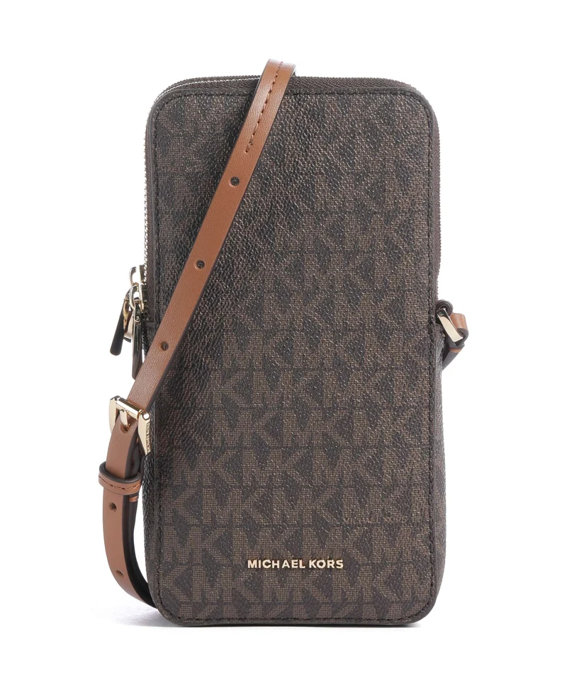 Michael Kors Jet Set Small Bolsa para móvil brown/acorn