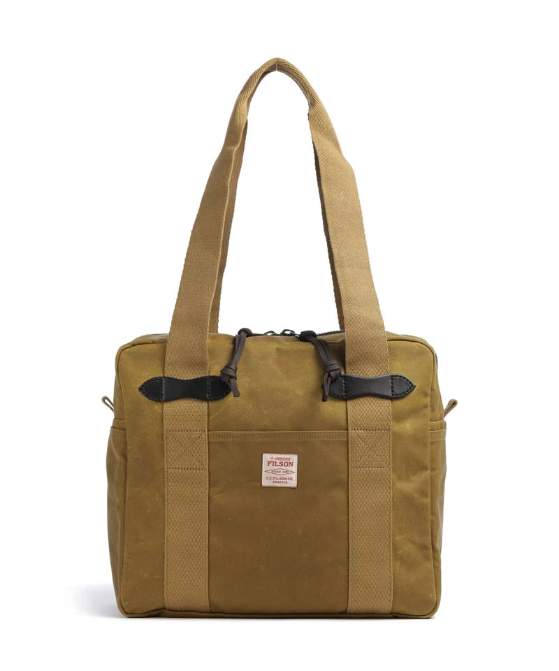 Filson Tin Cloth Bolsa shopping dark tan