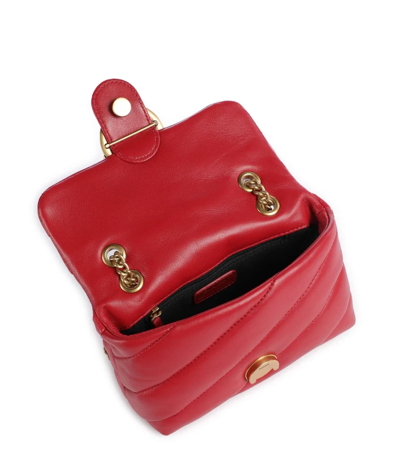 Pinko Love Puff Baby Bolso de hombro rosso rio/antique gold