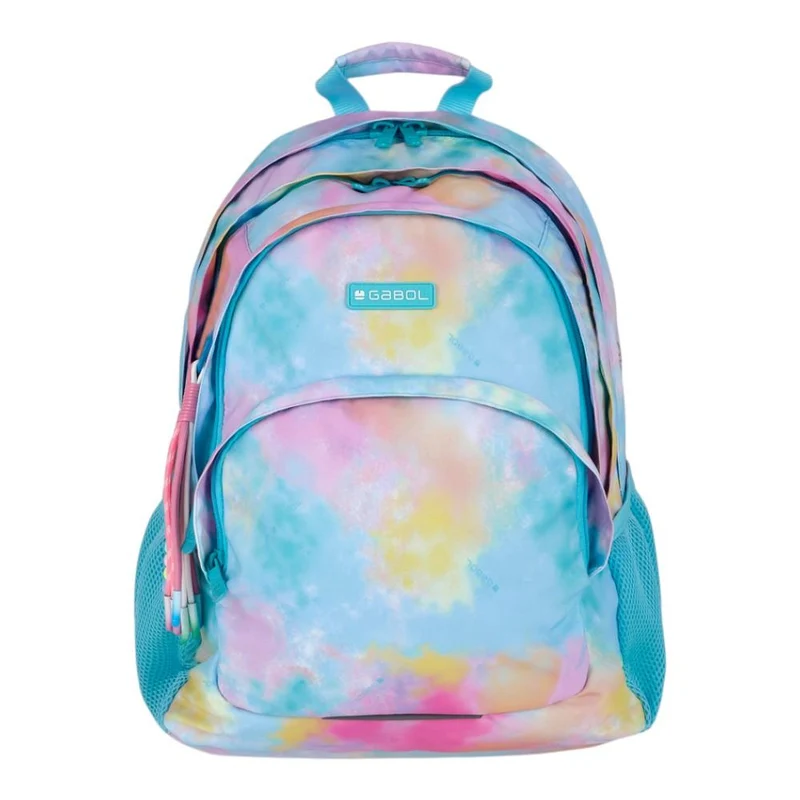 Mochila Escolar Gabol Mystic Multicolor 3 Compartimentos