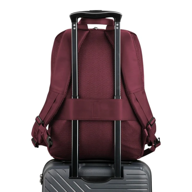 Mochila Portátil Mujer Gabol Tide Burdeos Impermeable para 15,6"