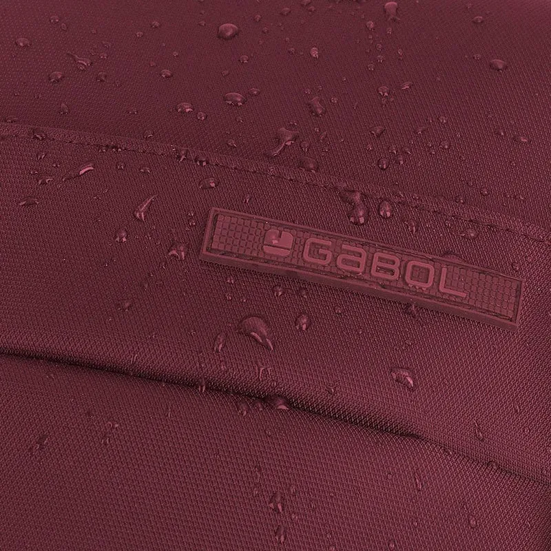 Mochila Portátil Mujer Gabol Tide Burdeos Impermeable para 15,6"