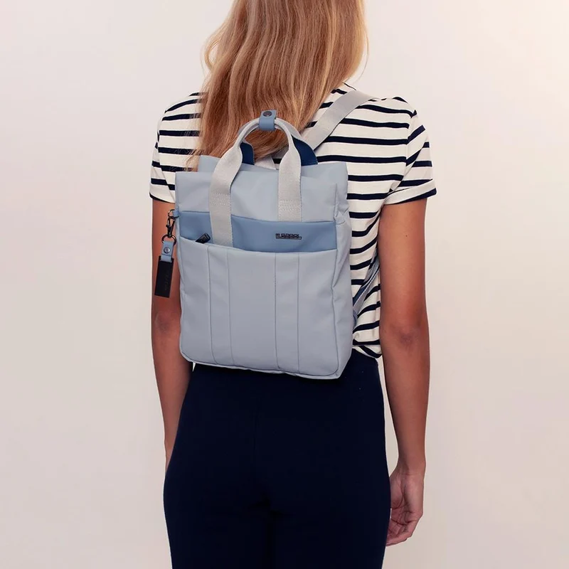 Mochila Mujer Gabol Vega Azul Resistente al Agua y Ligera