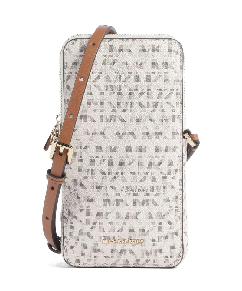 Michael Kors Jet Set Small Bolsa para móvil vanilla/acorn