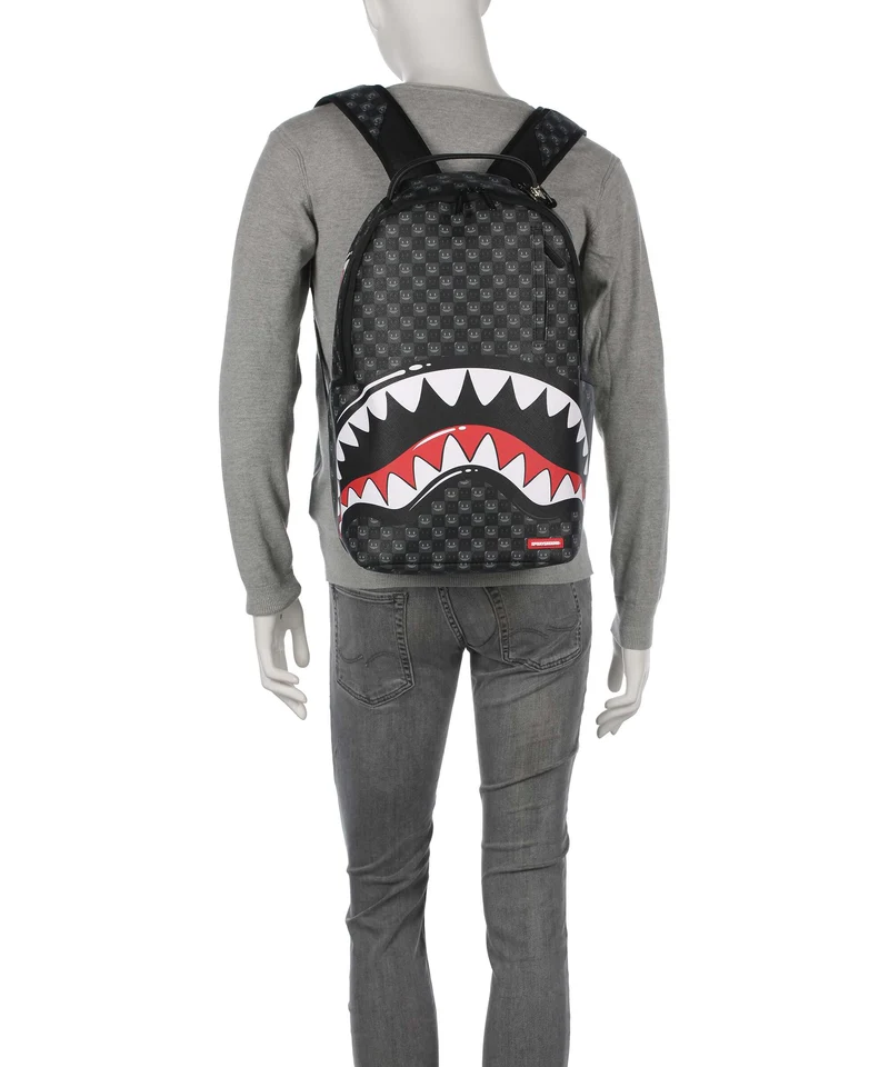 Sprayground Sharks In Paris Wtf Bubbly Black Check Mochila multicolour