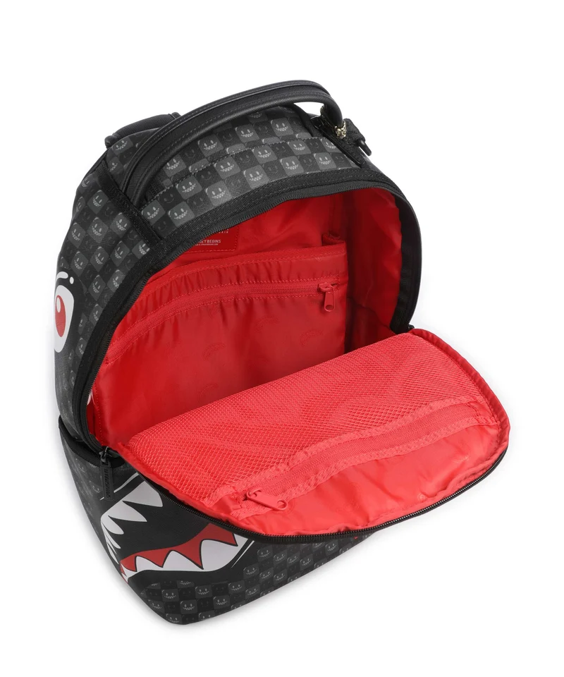 Sprayground Sharks In Paris Wtf Bubbly Black Check Mochila multicolour