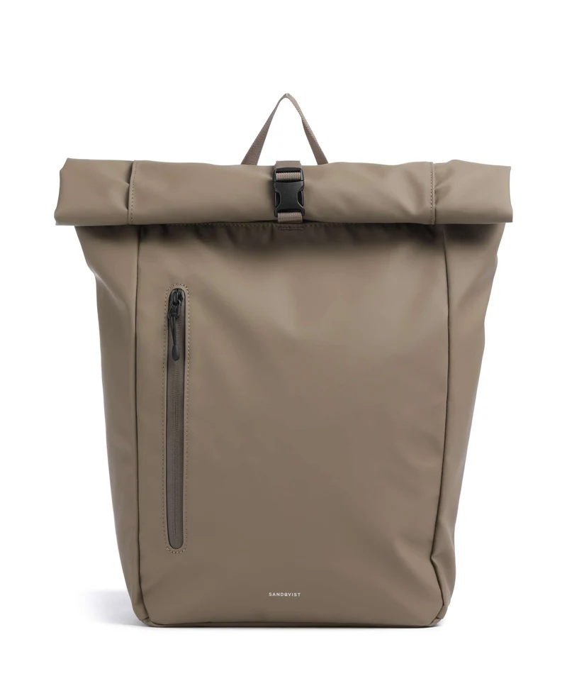 Sandqvist Stream Mochila roll-top clay