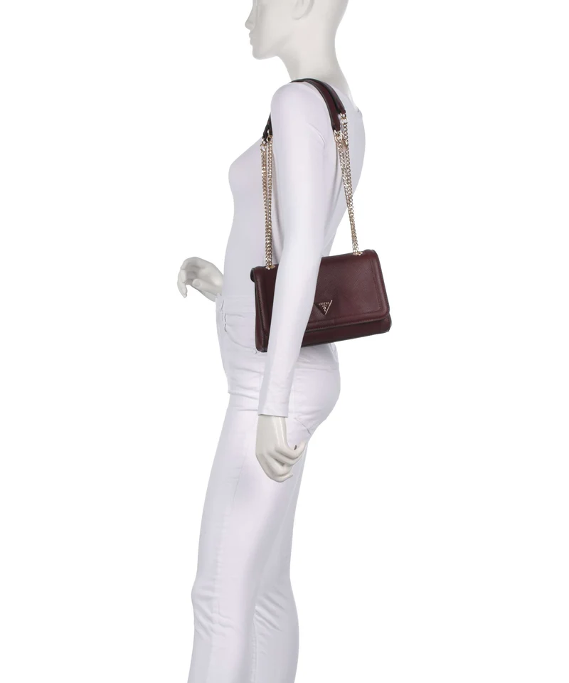 Guess Noelle II Bolso de hombro burgundy