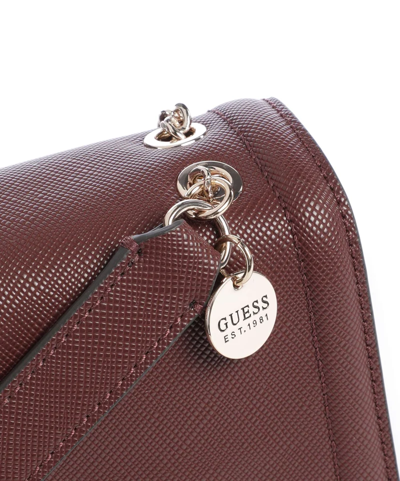 Guess Noelle II Bolso de hombro burgundy
