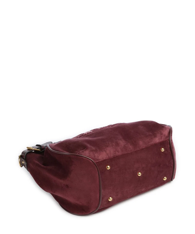 Juicy Couture Twig Narrative Velvet L Bolsa shopping winetasting