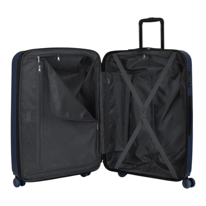 Maleta Grande Gabol Pacific Azul Marino Expandible | Luisipo