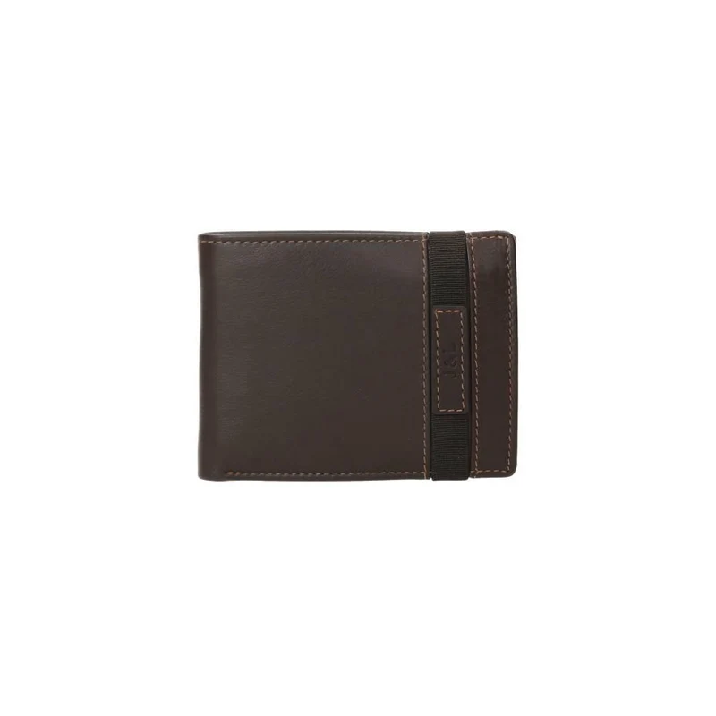 Cartera De Piel Con Goma J.L