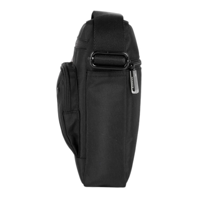 Bandolera Hombre Gabol Stream Negra Compacta Repelente al Agua