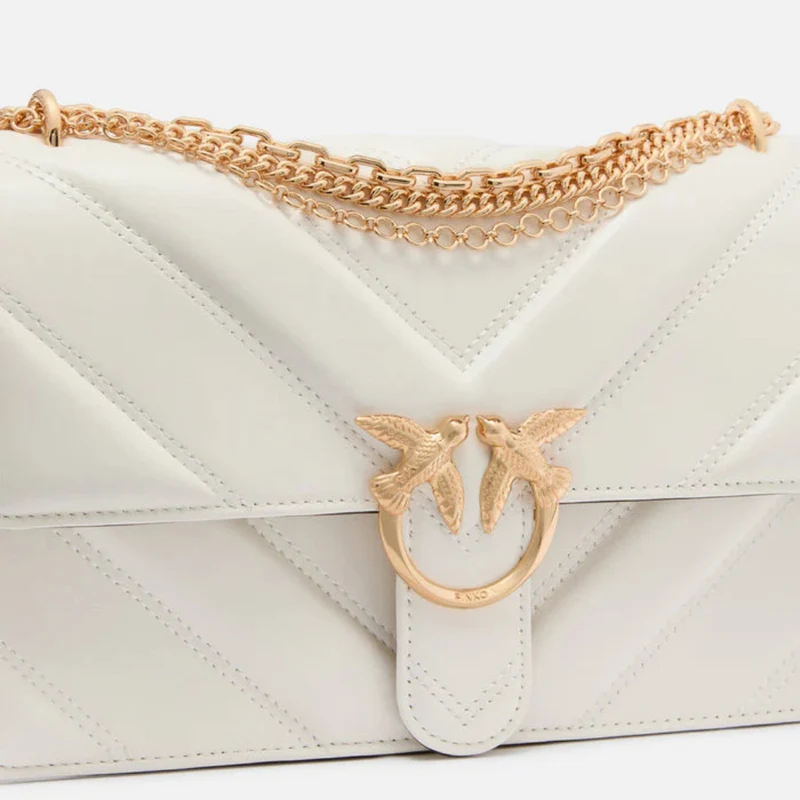 Bolso PINKO LOVE ONE clásico triple cadena 106294 A26Z