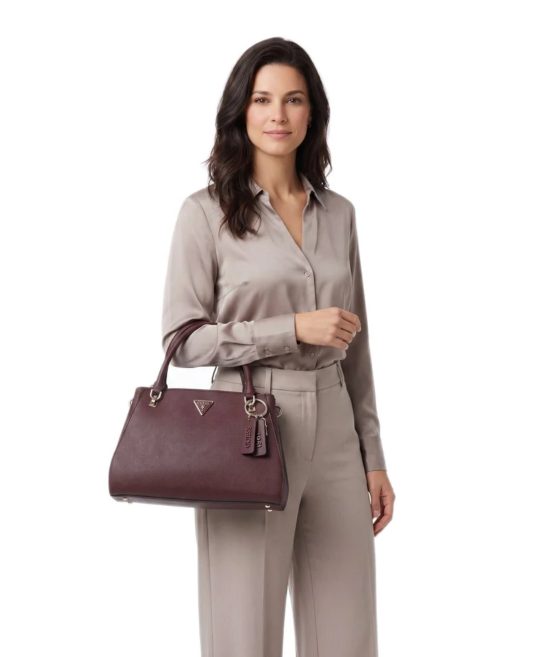 Guess Noelle II Luxury Bolso de mano burgundy