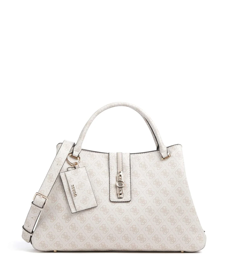 Guess Yvonne Girlfriend Logo Bolso de mano stone logo