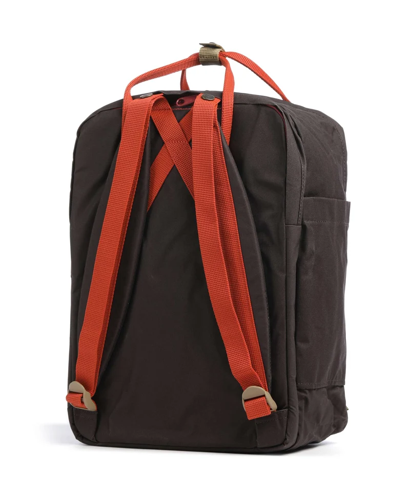 Fjällräven Kånken Laptop 15" Bolso para portátil black oak/rowan red