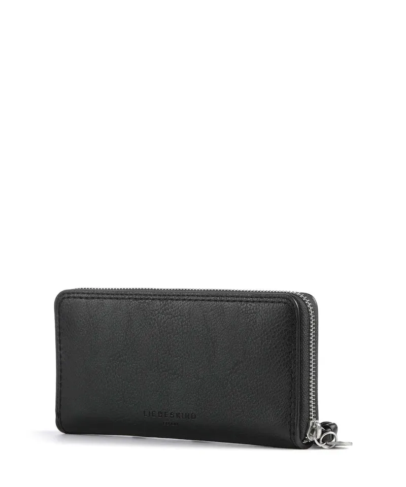 Liebeskind Gigi Capri Cow Naturale L Monedero black