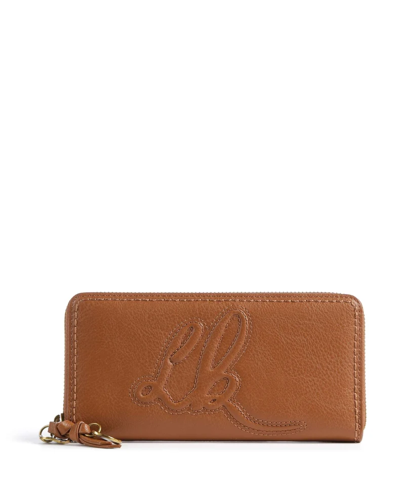 Liebeskind Gigi Capri Cow Naturale L Monedero cognac