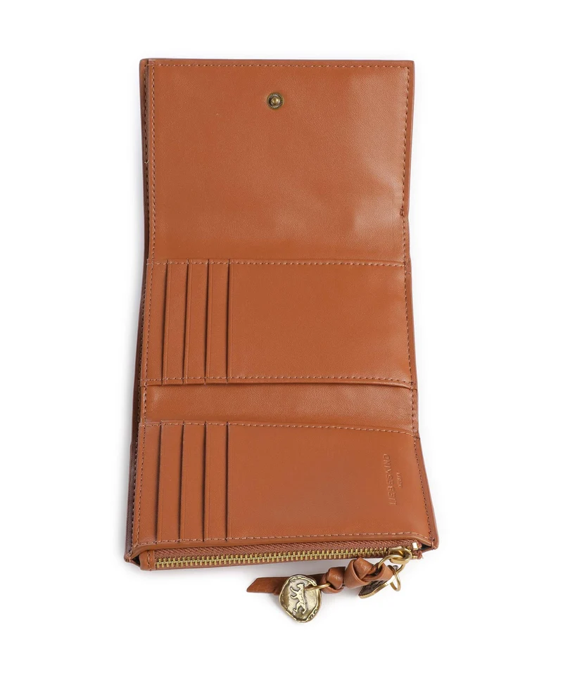 Liebeskind Linn Capri Cow Naturale M Monedero cognac