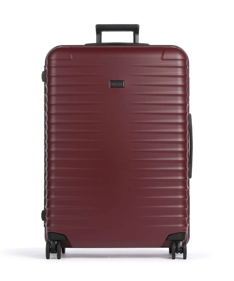 Titan Overseas Maleta con 4 ruedas emberwood red