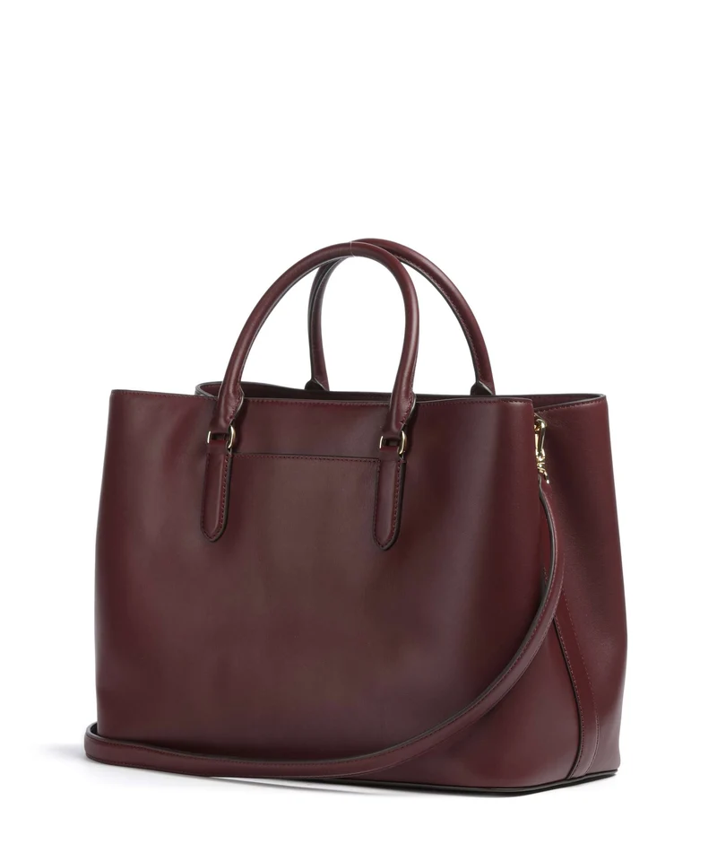 Lauren Ralph Lauren Marcy 36 Bolso de mano dark garnet