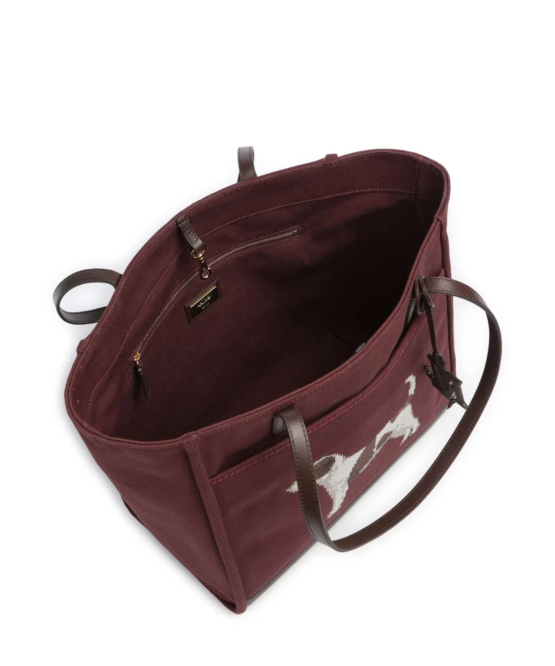 Lauren Ralph Lauren Cameryn Large Bolsa shopping dark garnet/chestnut brown