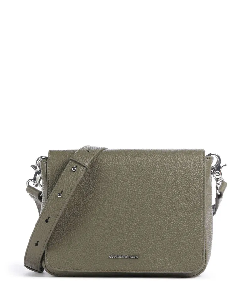 Mandarina Duck Mellow Leather Bandolera winter olive