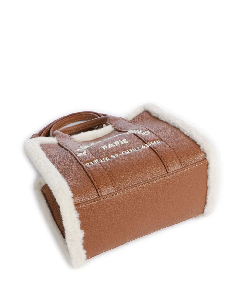 Karl Lagerfeld K/Rue St Guillaume Mini Bandolera dark tan