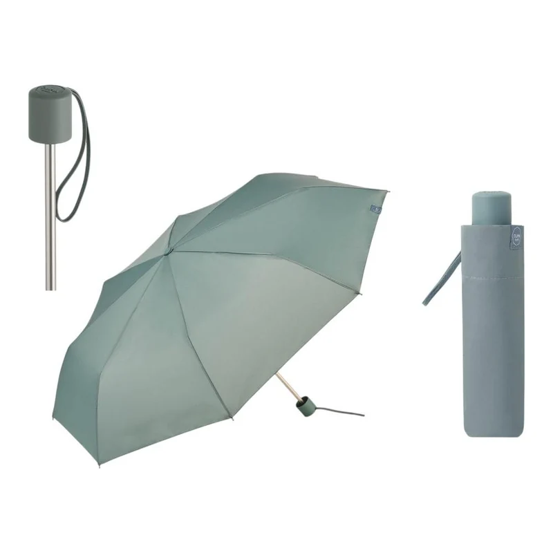 Paraguas de Mujer Manual Bisetti ColorParty Gris
