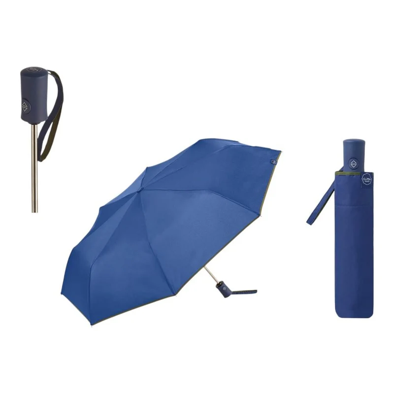 Paraguas Plegable Automático Mujer Bisetti ColorParty Azul
