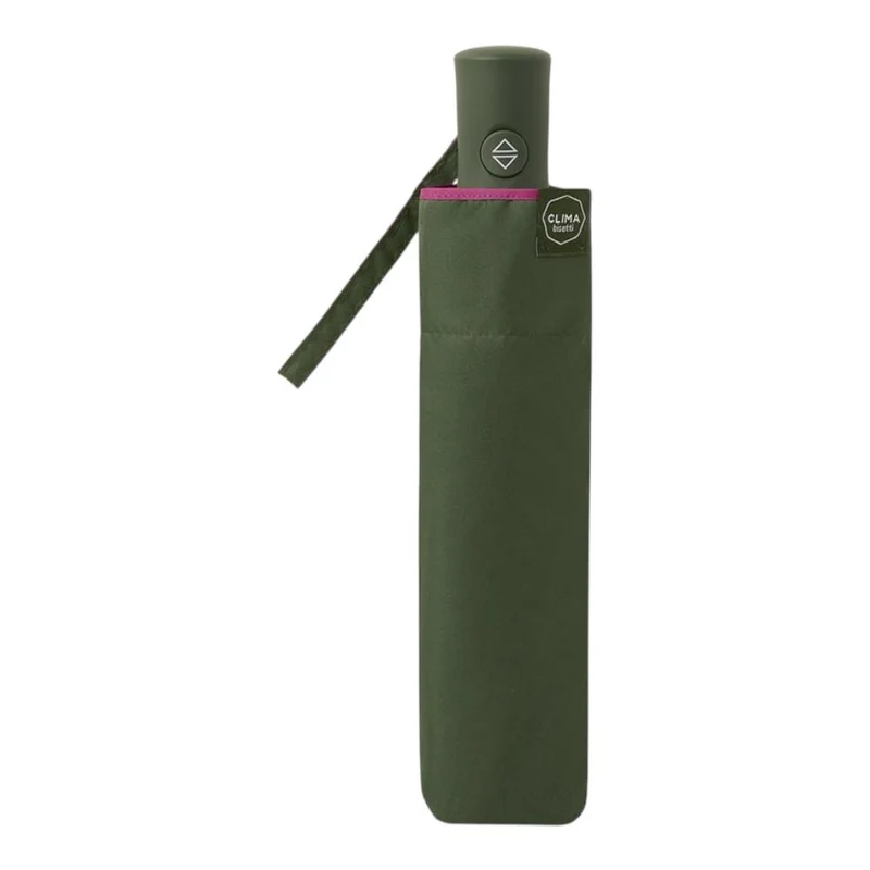 Paraguas Plegable Automático Mujer Bisetti ColorParty Verde Botella