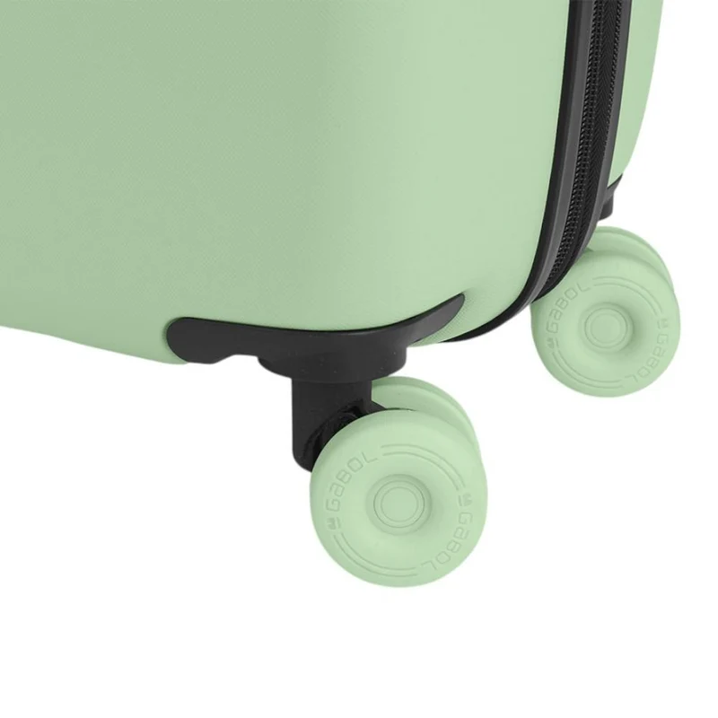 Maleta Mediana Gabol Pacific Verde Menta Expandible con TSA y 4 Ruedas Dobles