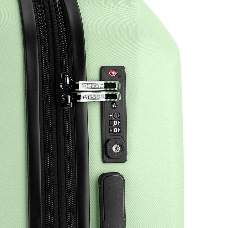 Maleta Mediana Gabol Pacific Verde Menta Expandible con TSA y 4 Ruedas Dobles