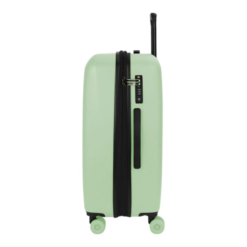 Maleta Mediana Gabol Pacific Verde Menta Expandible con TSA y 4 Ruedas Dobles
