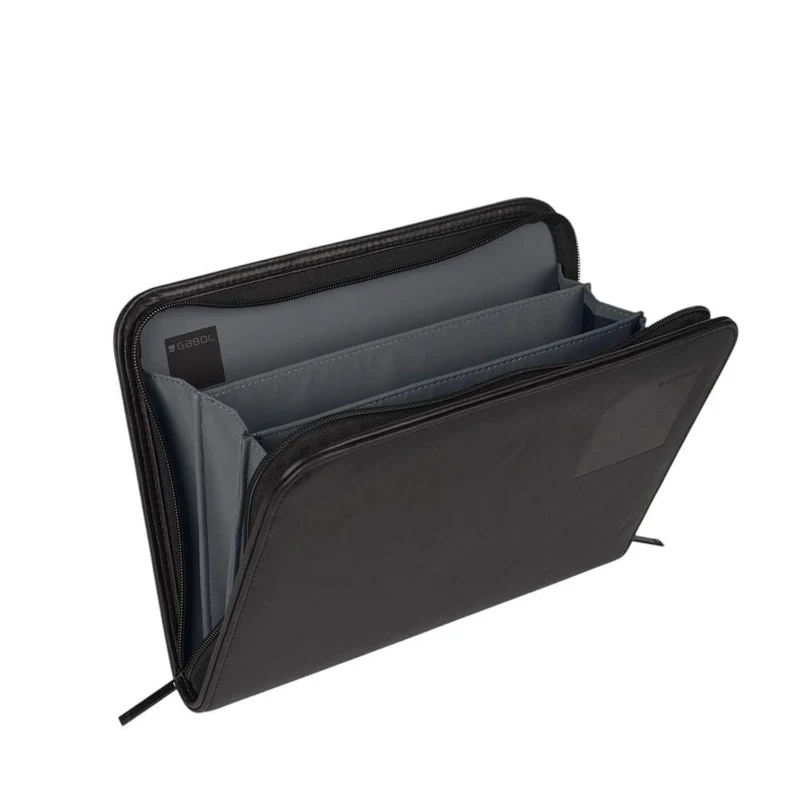 Portafolio A5 Gabol Omega Negro con Clasificador