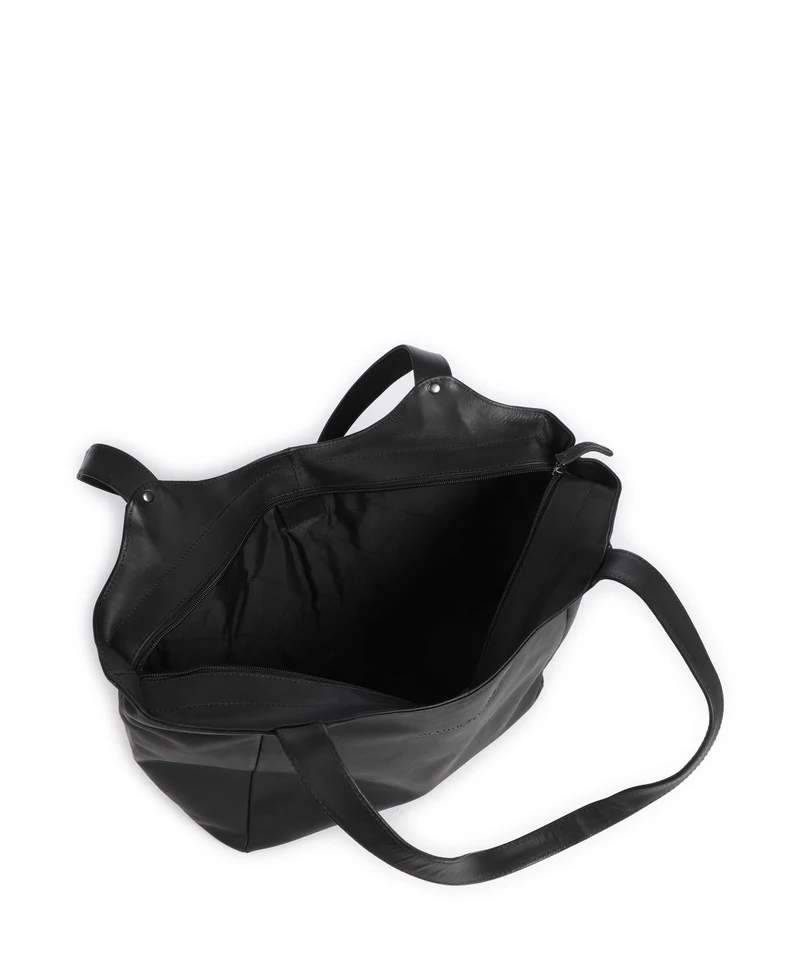 The Chesterfield Brand Wax Pull Up Cow Mireya Bolsa shopping black