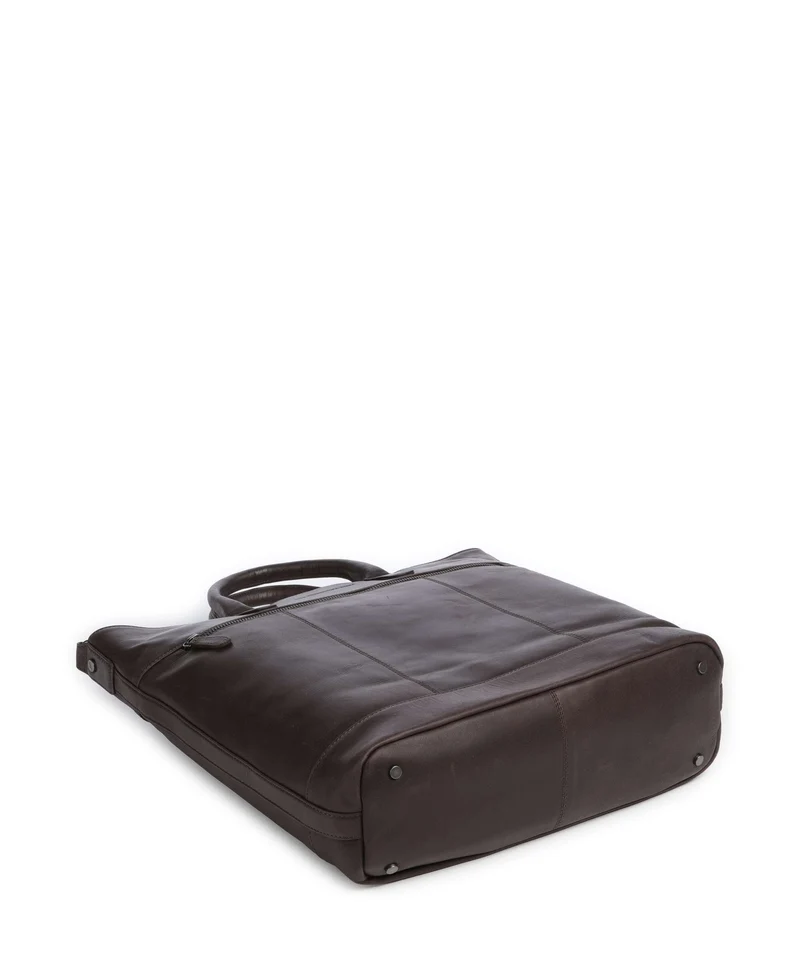 The Chesterfield Brand Wax Pull Up Cow Westbrook Bolso de mano brown