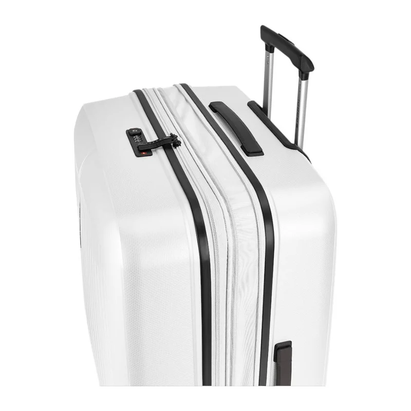 Maleta Mediana Gabol Brooklyn Blanca Expandible