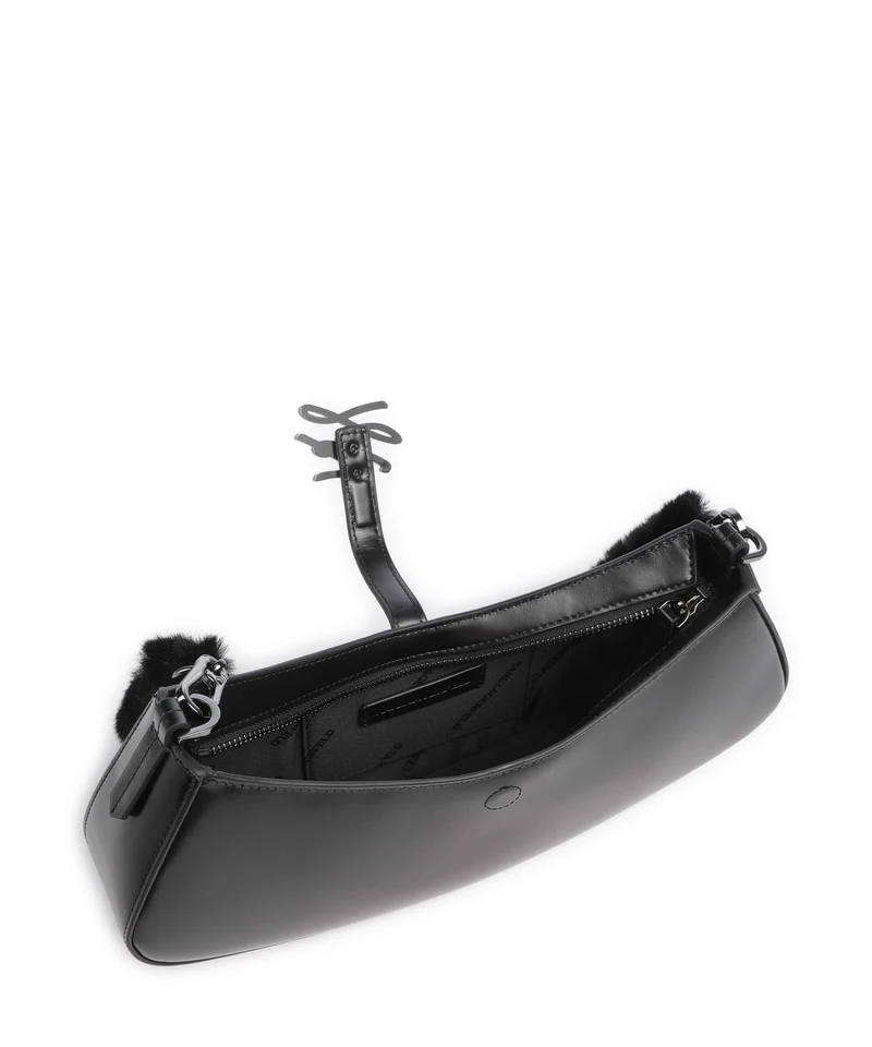 Karl Lagerfeld K/Autograph Small Bolso de hombro black gunmetal