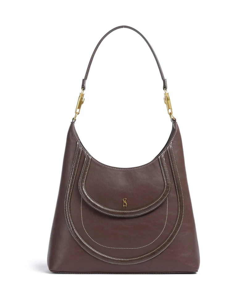 Steve Madden BSALUS Bolso de hombro chocolate/gold