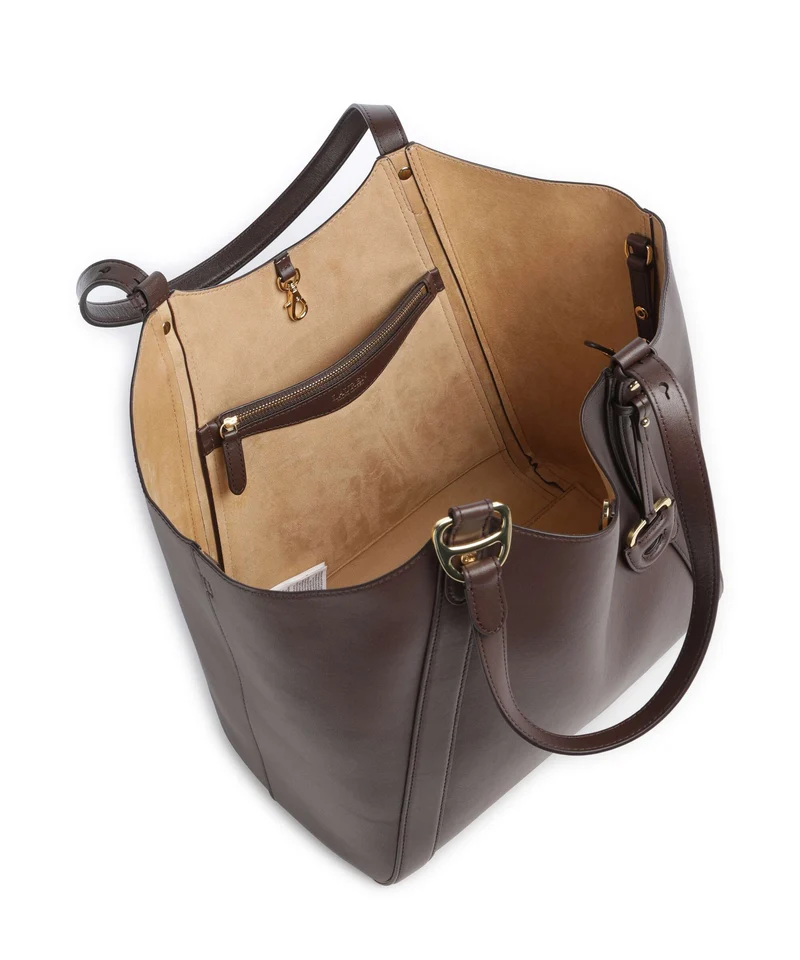 Lauren Ralph Lauren Tasha Large Bolsa shopping chestnut brown