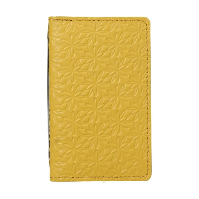 arjetero de Piel Minimalista Amarillo