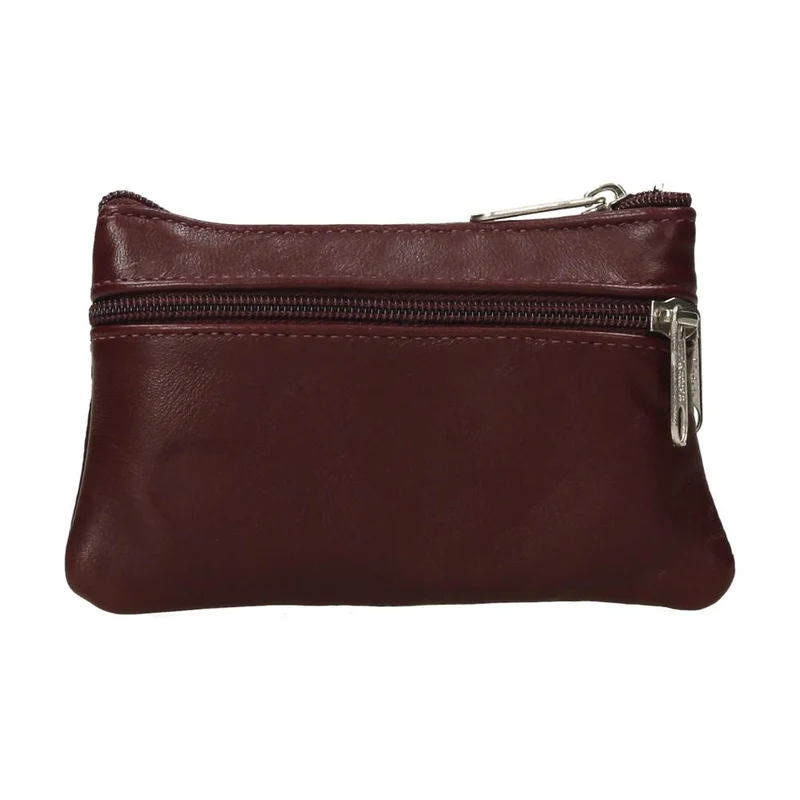 Monedero Napa 3 Cremalleras San Piel