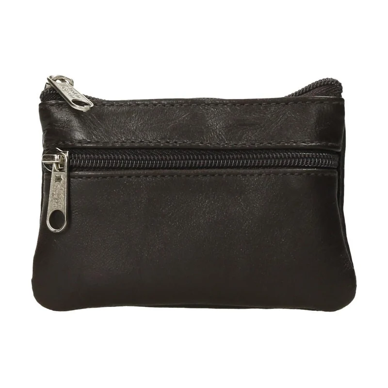 Monedero Napa 2 Cremalleras San Piel