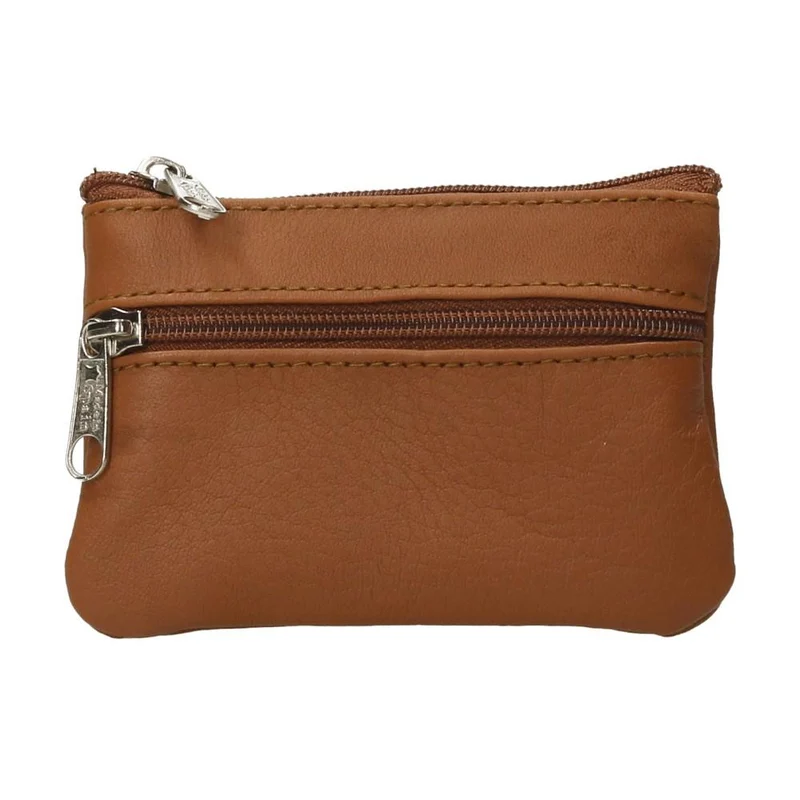 Monedero Napa 2 Cremalleras San Piel