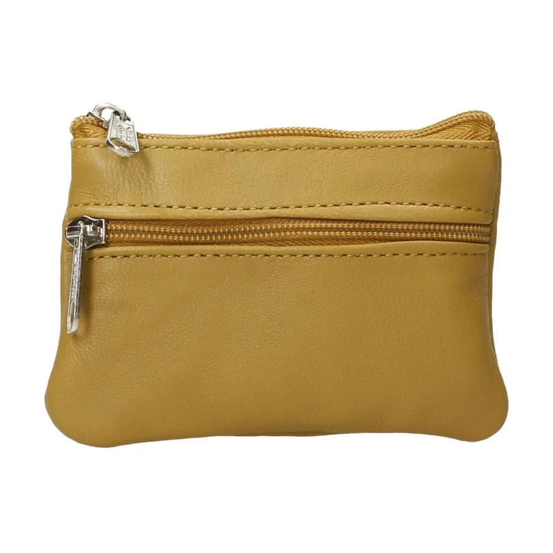 Monedero Napa 2 Cremalleras San Piel