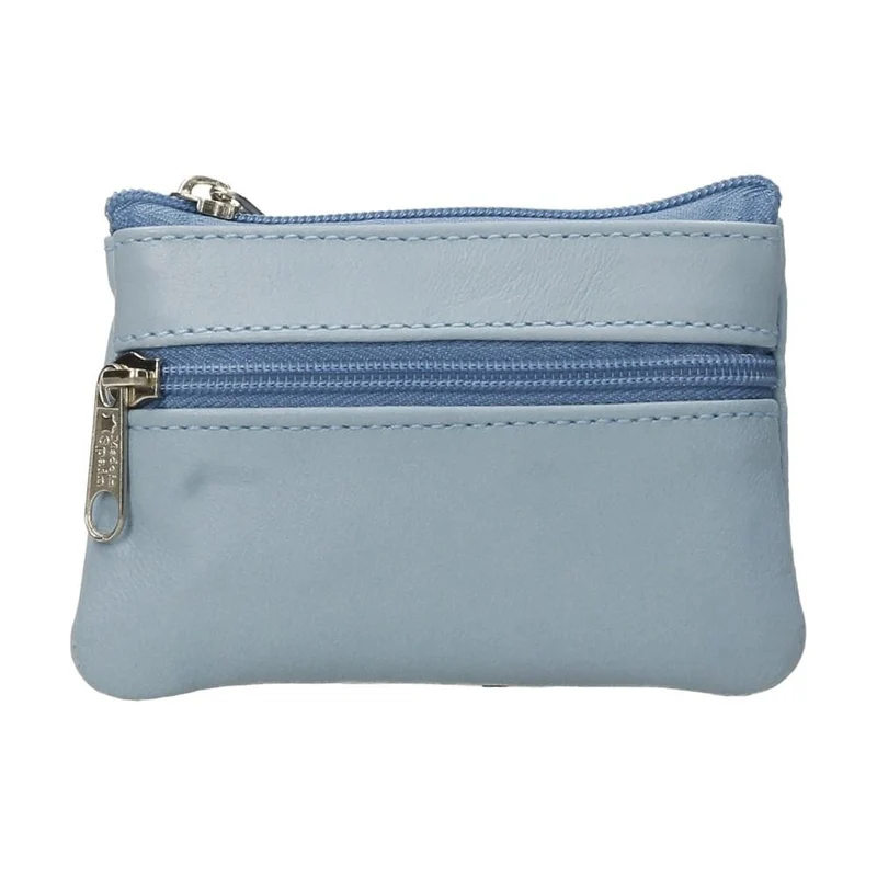 Monedero Napa 2 Cremalleras San Piel